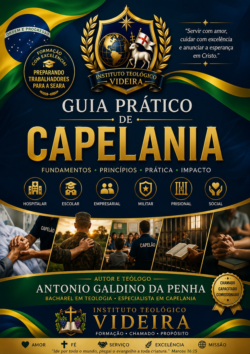 Capa do Guia Prático de Capelania — Antônio Galdino da Penha